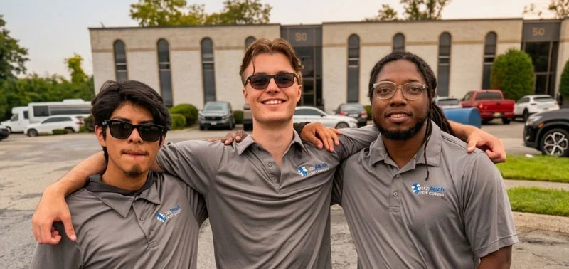 friendly team of technicians